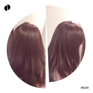 セミロング ロング カラー ✨縮毛矯正✨髪質改善 ナカシマ ユミのヘアスタイル