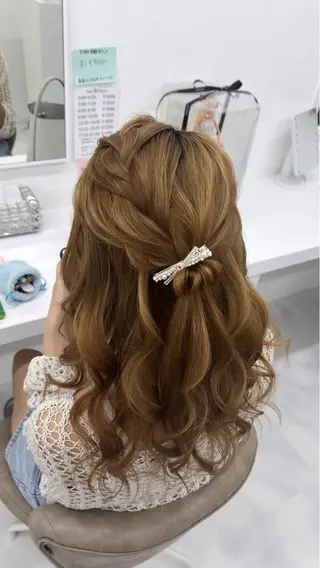 ロング ヘアアレンジ HairSet Salon Kのヘアスタイル