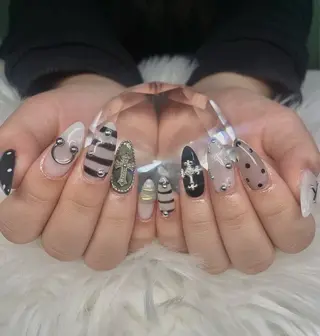 ネイル 銀河_ Chan nailsのネイルデザイン
