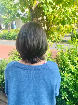 ショート カラー 韓国レイヤー🇰🇷 /縮毛矯正/高島奈緒のヘアスタイル