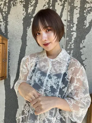 ショート たなか ゆうなのヘアスタイル