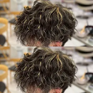ショート カラー メンズ 髪質改善 × 高発色 color/Runoのヘアスタイル