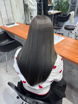 ロング 髪質改善/縮毛矯正 関根青葉のヘアスタイル