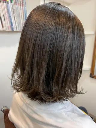 ミディアム カラー katsuya hiroのヘアスタイル