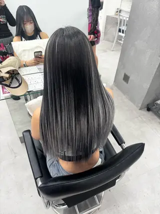 ミディアム 横浜　エクステ🎀 カラー／ルナのヘアスタイル