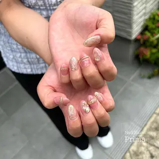 ミディアム ネイル SalonPrima 西院Nail&Eyeのネイルデザイン