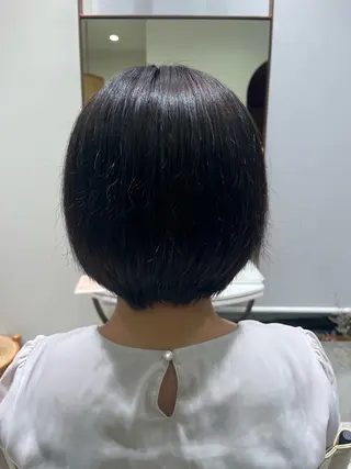 ミディアム カラー ramphy 柴原 夢奈のヘアスタイル