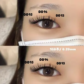 マツエク・マツパ eyelash Anmut Lunaのマツエク・マツパデザイン