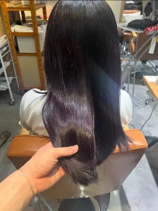 ロング カラー 笠原 裕貴のヘアスタイル