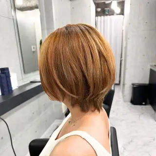 カラー Endearing 銀座/レイヤーカットのヘアスタイル