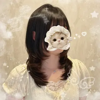 ミディアム こっくり秋カラー 星川🌟のヘアスタイル