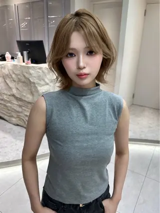 ショート カラー 《髪質改善✖️オリー ブ🧸》小嶋拓也のヘアスタイル