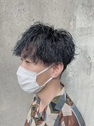 ショート 失敗しないパーマ 稲葉/草薙のヘアスタイル