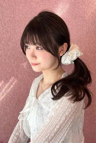 セミロング 木串 楽人のヘアスタイル