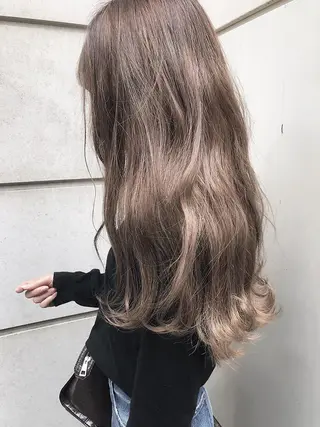 ロング カラー ヘアアレンジ Aloa透明感ヘア ♡kanami♡のヘアスタイル