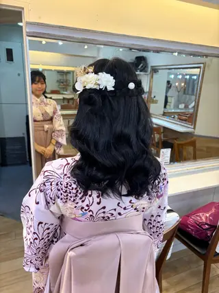 ヘアアレンジ 韓国ヘアー🇰🇷 MIWAのヘアスタイル