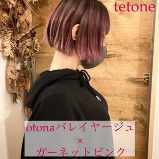 ショート カラー テトネ タカシのヘアスタイル