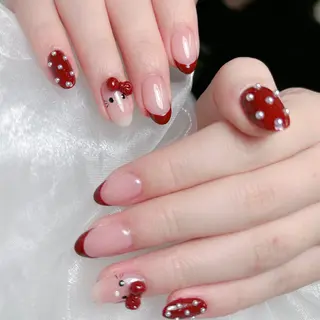ネイル MoMoA Nail ネイル長さ出し専門店のネイルデザイン