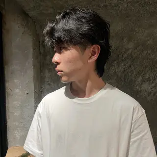 ショート パーマ メンズ 永井駿祐【平尾 薬院】メンズカットのヘアスタイル