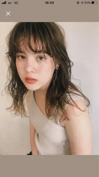 ミディアム 【ブリーチ縮毛矯正】 TAKUMIのヘアスタイル