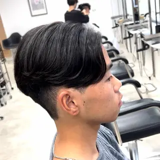 パーマ メンズ 新潟駅前/シャドウ パーマ/横堀陵太のヘアスタイル