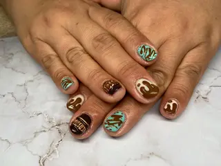 ショート ネイル 中村 梨奈のネイルデザイン