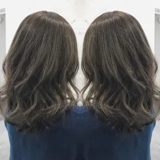 ミディアム カラー 重政 和樹のヘアスタイル