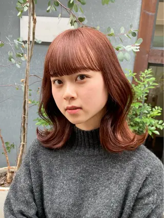 ミディアム 店長【似合わせヘア】 前杉健太のヘアスタイル