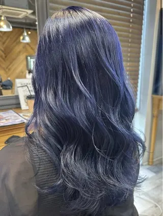 セミロング カラー 和田 直也のヘアスタイル