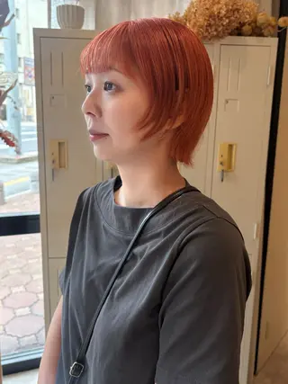 ショート LORE横川店【ブリ ーチ×レイヤー】🎀のヘアスタイル