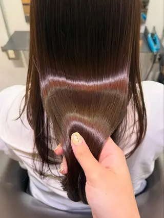 セミロング 渡部 円/パーマ /ニュアンスパーマのヘアスタイル