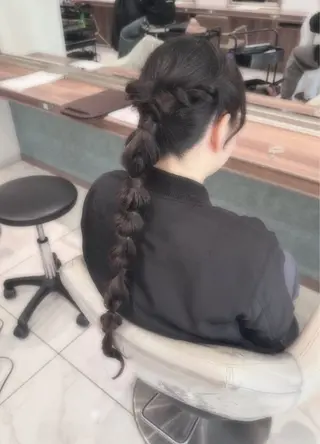 ロング ヘアアレンジ 🫧ヘアアレンジ🎀 ウガジン💞🪄のヘアスタイル