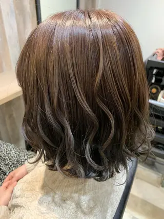 ミディアム カラー katsuya hiroのヘアスタイル