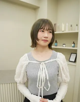 ミディアム イトウ ヒロヤのヘアスタイル