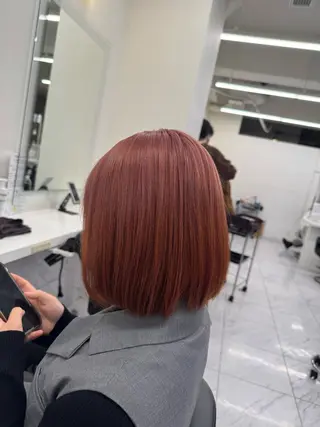 ミディアム カラー パーマ ヘアアレンジ メンズ キッズ 韓国系🇰🇷🩶 艶暗髪/MEIのヘアスタイル