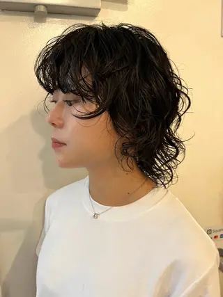 ショート パーマ ✴︎UNU ✴︎モエカのヘアスタイル