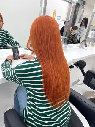 ロング カラー ヘアアレンジ NANA💓韓国ヘア /レイヤー/暖色💓のヘアスタイル