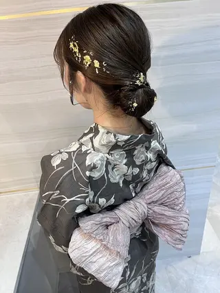 ヘアアレンジ 💜縮毛矯正/カラー /大宮/あやね💜のヘアスタイル