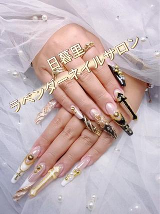 ネイル ラベンダー💖日暮里 ルル💖ネイルのネイルデザイン