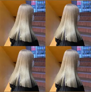 セミロング カラー レイヤー×艶髪特化 マネージャー安藤光司のヘアスタイル