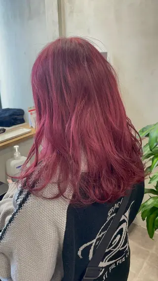 セミロング カラー ALLENhair 八尾店のヘアスタイル