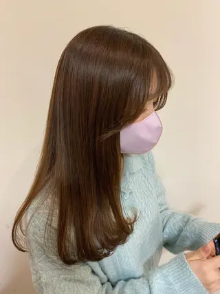 ロング LUVISM新潟🎀 透明感カラー/ミユのヘアスタイル