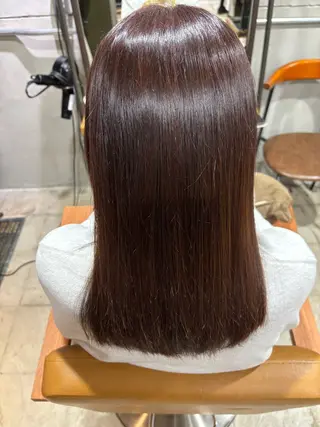 ロング カラー 落合 優樹のヘアスタイル