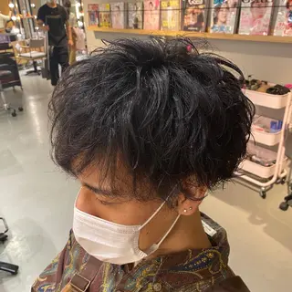 ショート メンズ 梅田茶屋町メンズ 専門美容師 山元一平のヘアスタイル