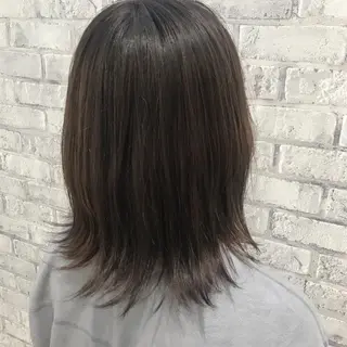 ミディアム カラー Oopsレイヤー 加藤澄都のヘアスタイル