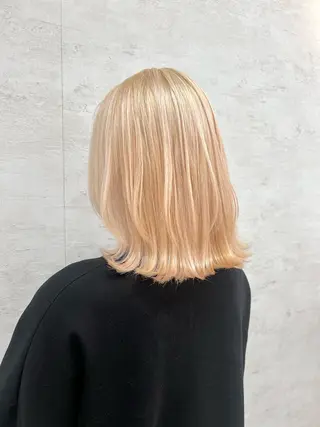 ミディアム カラー 櫻井 愛弓のヘアスタイル