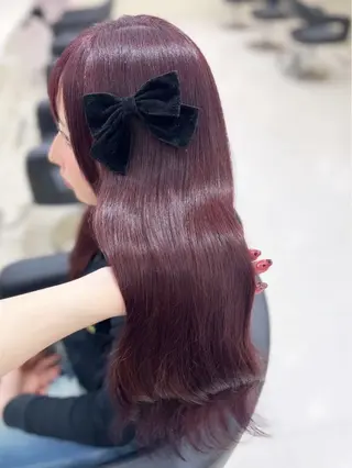 カラー ベージュ・ラベンダー カラー🎀りりのヘアスタイル