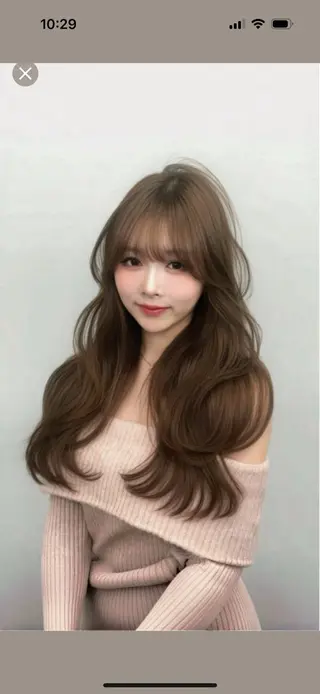 ロング 🎀 レイヤーカット カラー / 錦糸町のヘアスタイル