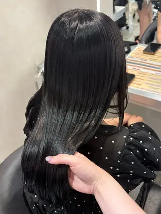 ロング 🤍透明感・上品艶 カラー│フウカのヘアスタイル