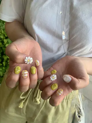 ネイル なぽ ❤︎長さだし / 韓国nailのネイルデザイン